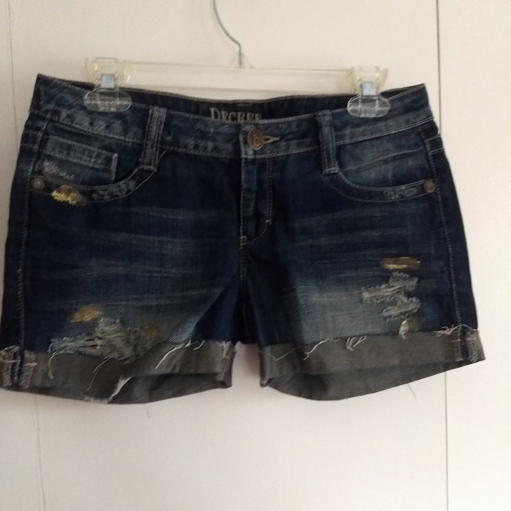 Denim shorts
